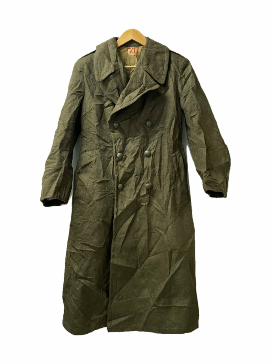 【中古】FRENCH MILITARY◆21/50s/コート/--/ウール/KHK【メンズウェア】
