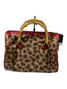 【中古】LESPORTSAC◆トートバッグ/ナイロン/BEG/レオパード【バッグ】