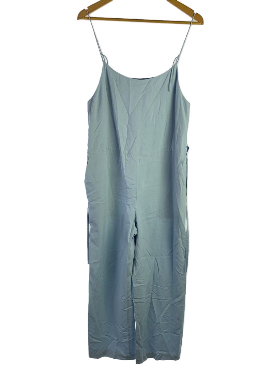 【中古】GALERIE VIE◆24SS/シルクサンドウォッシュサロペット/FREE/シルク/BLU/無地/23-06-41-06704【レディースウェア】