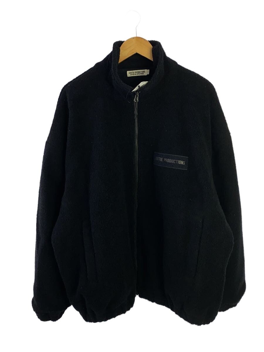 【中古】COOTIE◆WOOL BOA TRACK JACKET/XL/ウール/BLK//【メンズウェア】