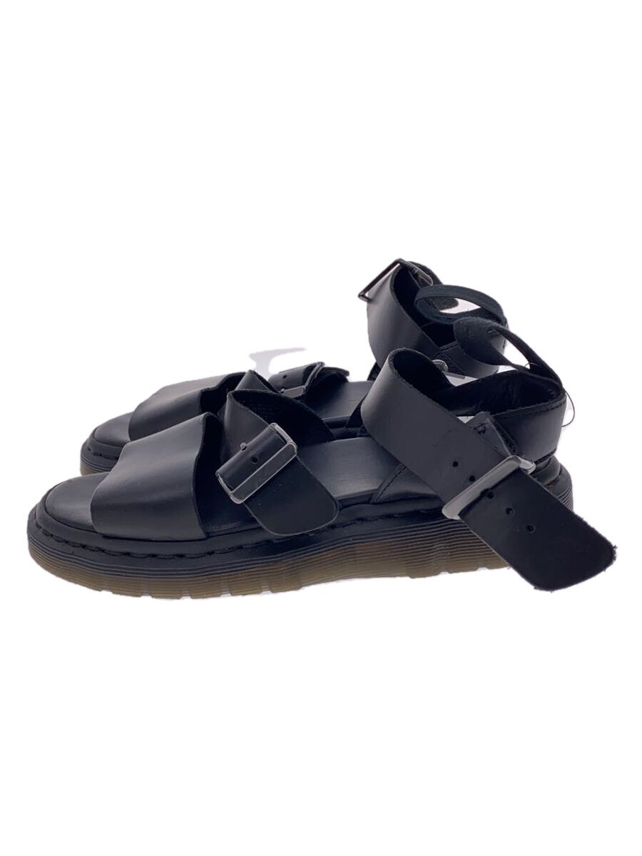 【中古】Dr.Martens◆サンダル/US6/BLK/レザー【シューズ】