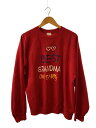 【中古】TULTEX◆スウェット/XL/コットン/RED【メンズウェア】(4)
