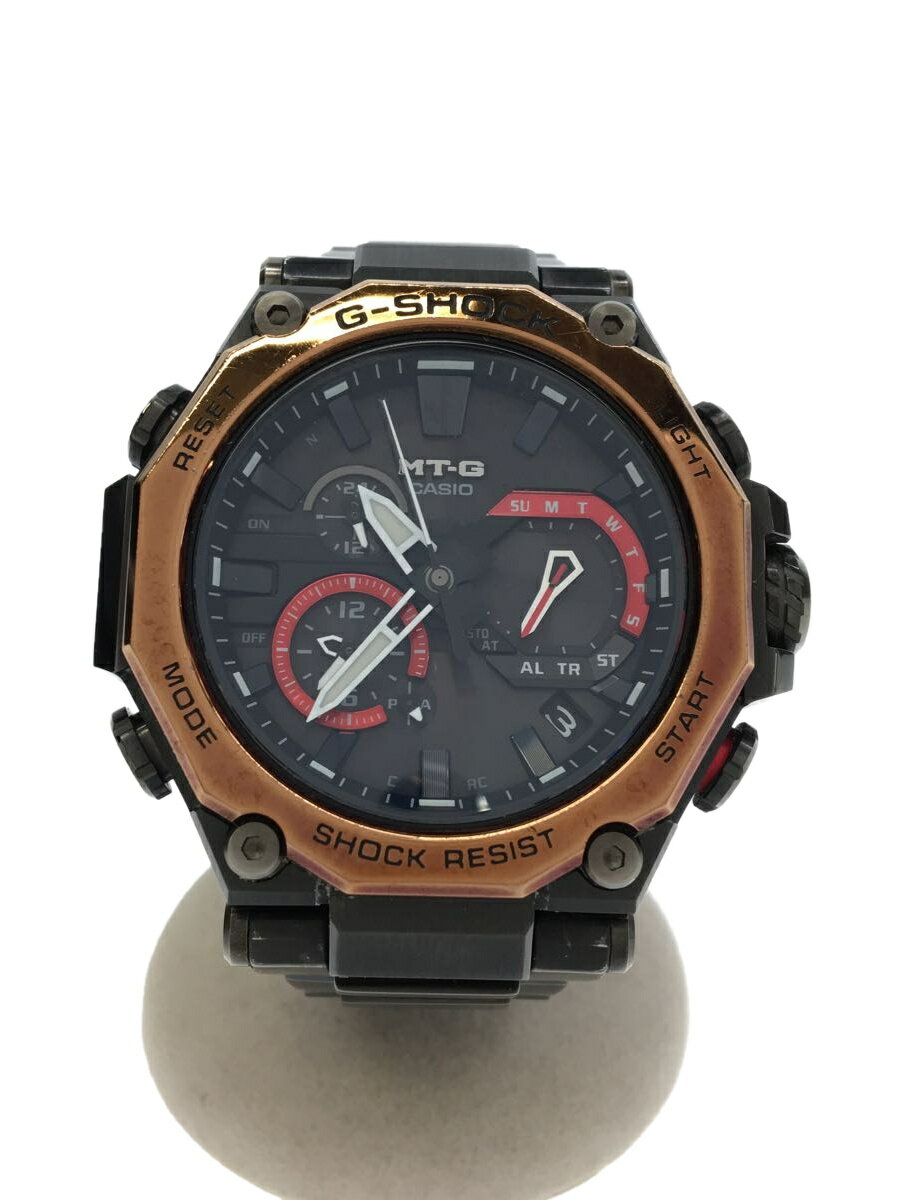 【中古】CASIO◆ソーラー腕時計_G-SHOCK/アナログ/ブラック/MTG-B2000BD-1A4JF/ジーショック【服飾雑貨他】
