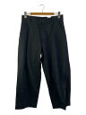 【中古】FORTUNA HOMME◆ボトム/2/コットン/BLK/FHPT-0186【メンズウェア】