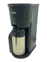 【中古】THERMOS◆コーヒーメーカー ECJ-700/真空断熱ポット/0.63L /5杯分/ブラック/ドリップ【家電・ビジュアル・オーディオ】