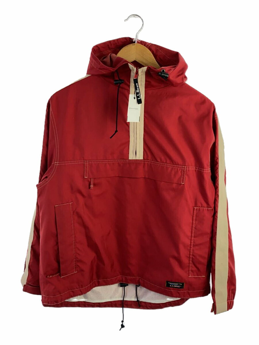【中古】L.L.Bean◆ナイロンジャケット/M/ポリエステル/RED/7A883【メンズウェア】
