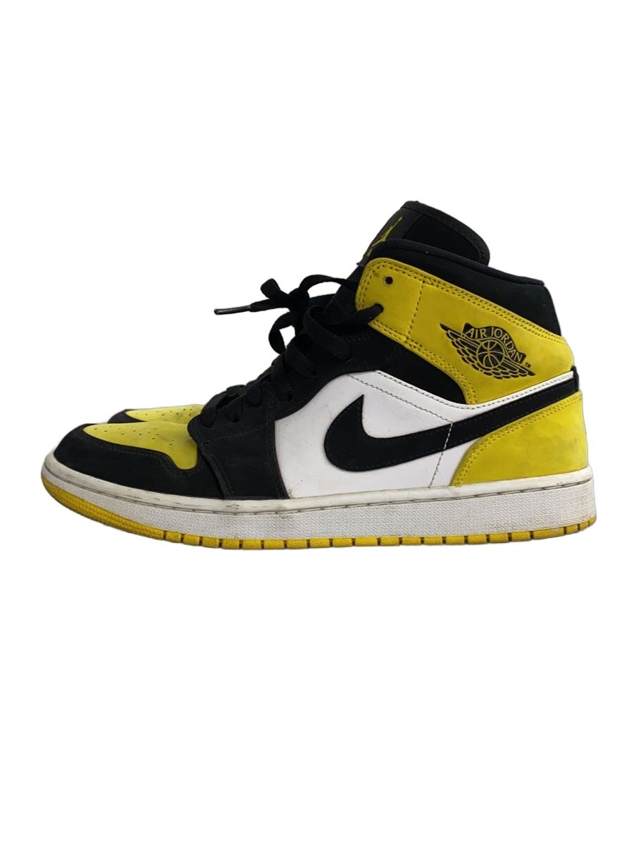 NIKE◆AIR JORDAN 1 MID SE/エアジョーダン1ミッドSE/ブラック/852542-071/27cm/B