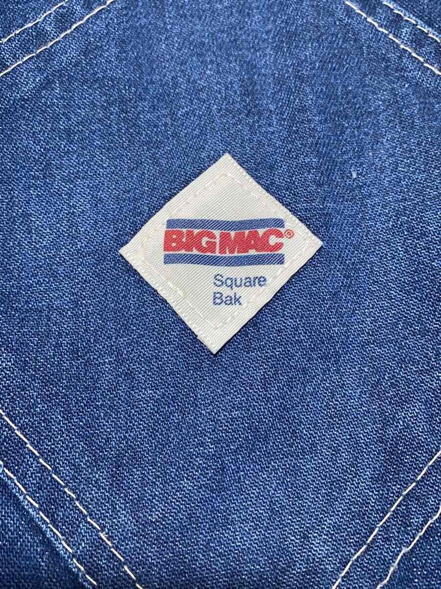【中古】BIGMAC◆オーバーオール/--/コットン/IDG/無地/80s【メンズウェア】
