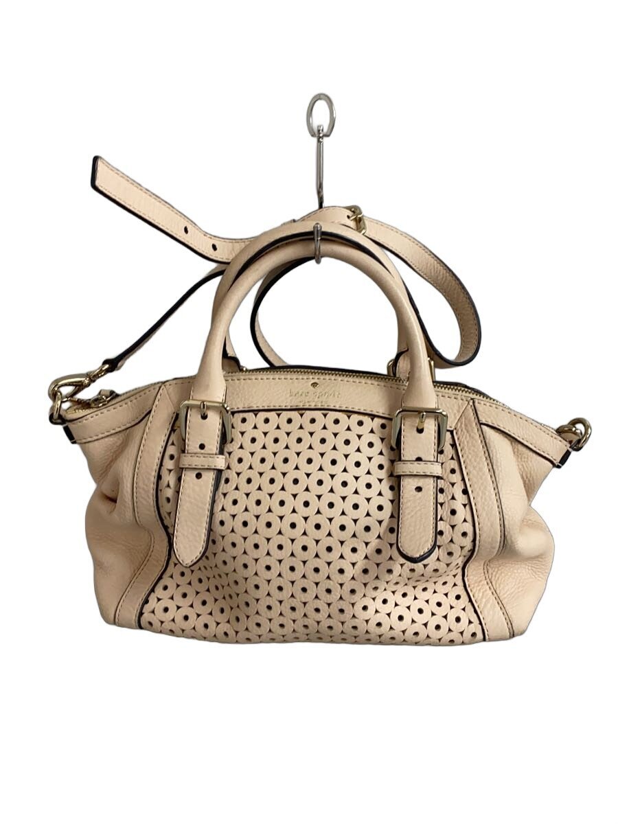KATE SPADE - 【中古】kate spade new york◆ショルダーバッグ/レザー/CRM/パンチング/2WAY【バッグ】