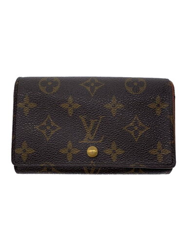 【中古】LOUIS VUITTON◆1)ポルト・モネ・ビエ・トレゾール_モノグラム・キャンバス_BRW/PVC/BRW/総柄/メンズ【服飾雑貨他】 【中古】LOUIS VUITTON◆1)ポルト・モネ・ビエ・トレゾール_モノグラム・キャンバス_BRW/PVC/BRW/総柄/メンズ【服飾雑貨他】