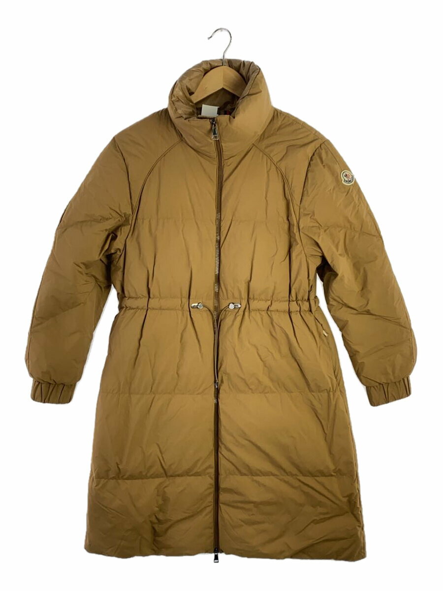 【中古】MONCLER◆ロングダウンジャケット/O/ナイロン/BRW/G20931C00026595A2【レディースウェア】