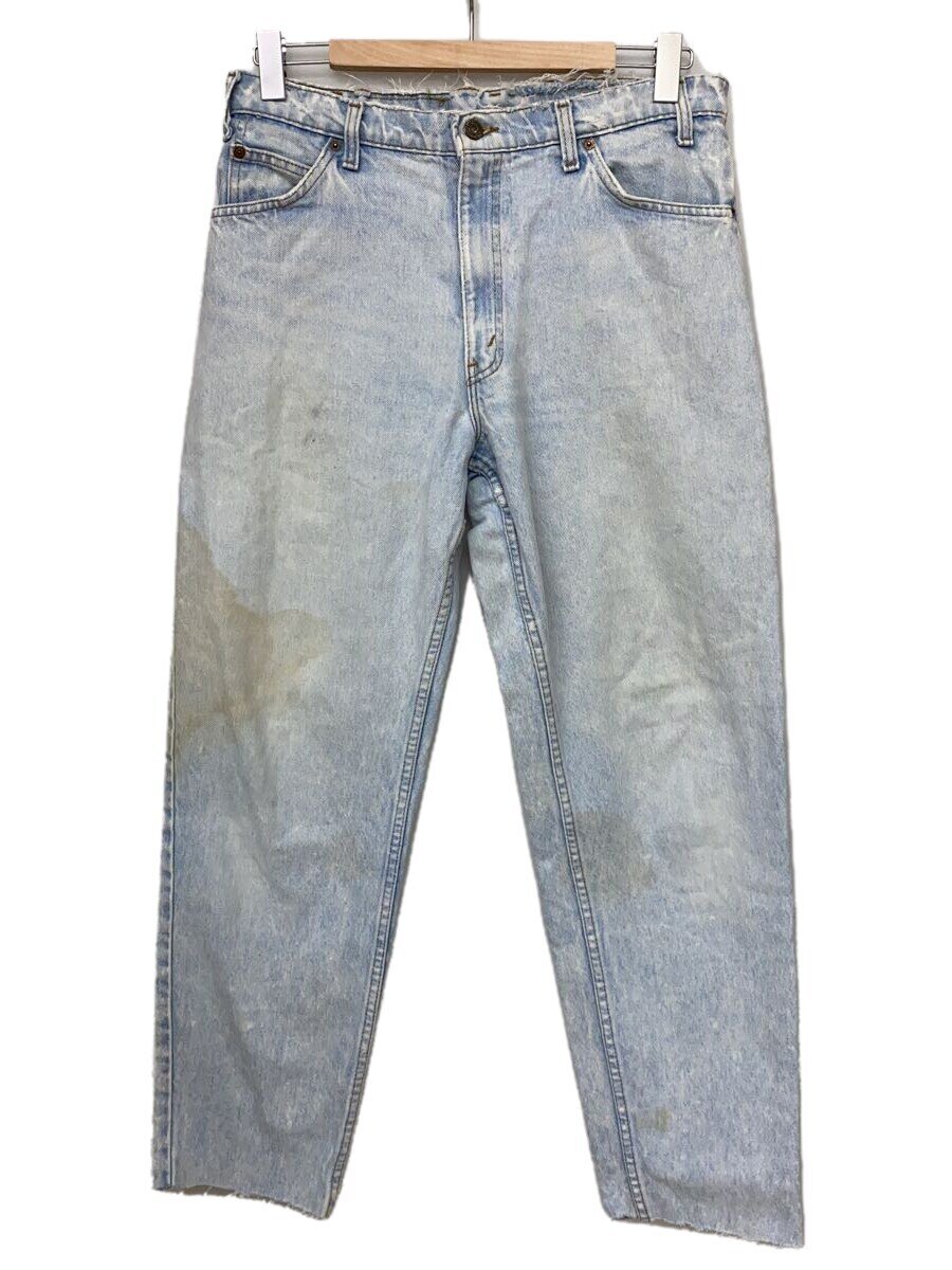 【中古】Levi’s◆550/ボタン裏298/オレンジタブ/90S/シミ有/USA製//34/カットオフ/【メンズウェア】