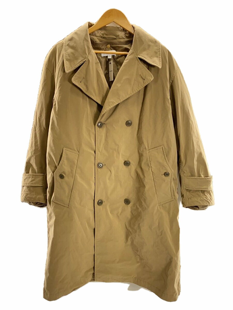 【中古】BEAUTY&YOUTH UNITED ARROWS◆トレンチコート/M/ポリエステル/BEG/無地/1225-699-8964【レディースウェア】