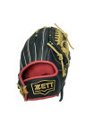 【中古】ZETT◆ソフトボールグラブ/オールラウンド用/野球用品/右利き用/BLK/BSGB52350【スポーツ】