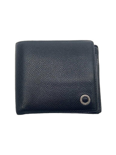 【中古】BVLGARI◆2つ折り財布/--/BLK/メンズ/キズ、汚れ有【服飾雑貨他】 【中古】BVLGARI◆2つ折り財布/--/BLK/メンズ/キズ、汚れ有【服飾雑貨他】