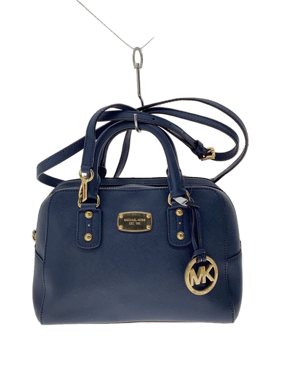 VANESSA BRUNO - 【中古】MICHAEL KORS◆ハンドバッグ/2WAY/NVY【バッグ】