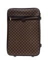 【中古】LOUIS VUITTON◆ペガス55_ダミエ・エベヌ_BRW/PVC/BRW【バッグ】