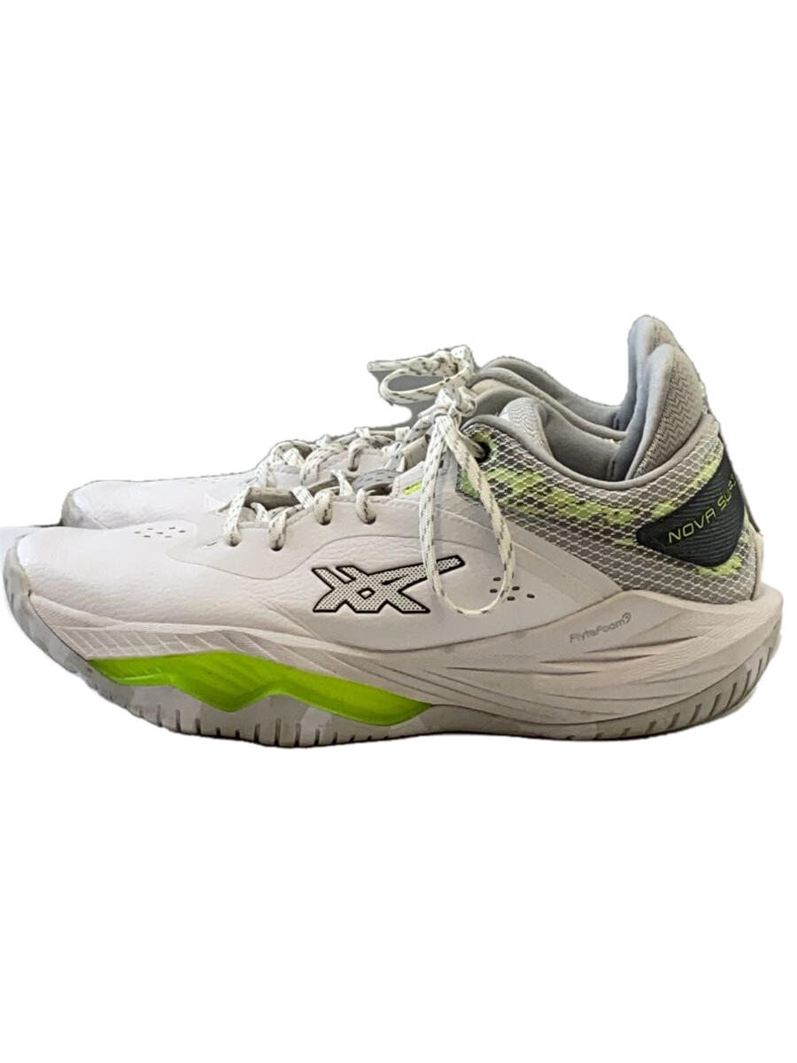 【中古】ASICS◆ローカットスニーカー/26.5cm/WHT/F460223【シューズ】