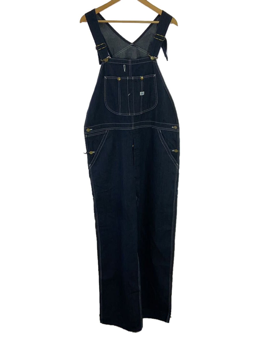 【中古】Lee◆オールインワン/--/コットン/NVY/無地/LM7254-2900【メンズウェア】
