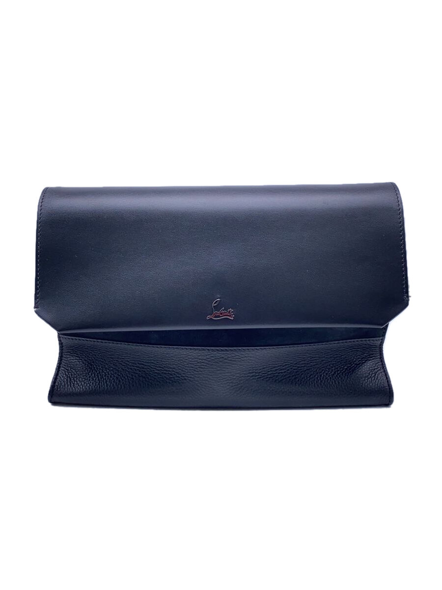 【中古】Christian Louboutin◆ショルダーバッグ/レザー/BLK【バッグ】