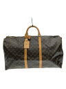 【中古】LOUIS VUITTON◆M41412/キーポル・バンドリエール60/モノグラム・キャンバス/ボストンバッグ/PVC/BRW【バッグ】