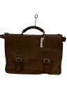 【中古】COACH◆ブリーフケース/レザー/BRW/F06455【バッグ】