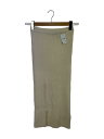【中古】VICTORIA BECKHAM◆ロングスカート/2/コットン/IVO/無地【レディースウェア】