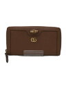 【中古】GUCCI◆ジップアラウンドウォレット_グッチダイアナ_バンブー_GGマーモント/レザー/BRW/658634//【服飾雑貨他】(4)
