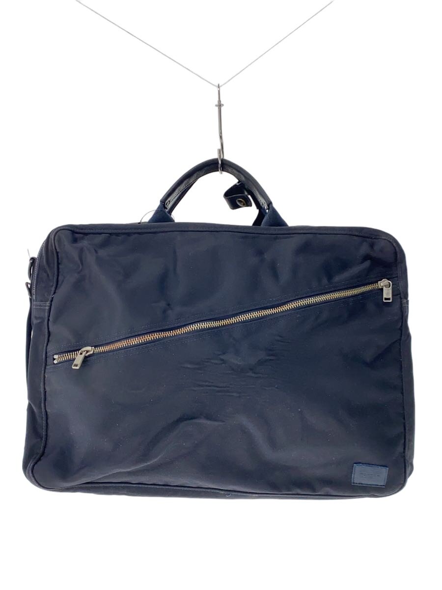 【中古】PORTER◆ブリーフケース/PVC/NVY/無地【バッグ】