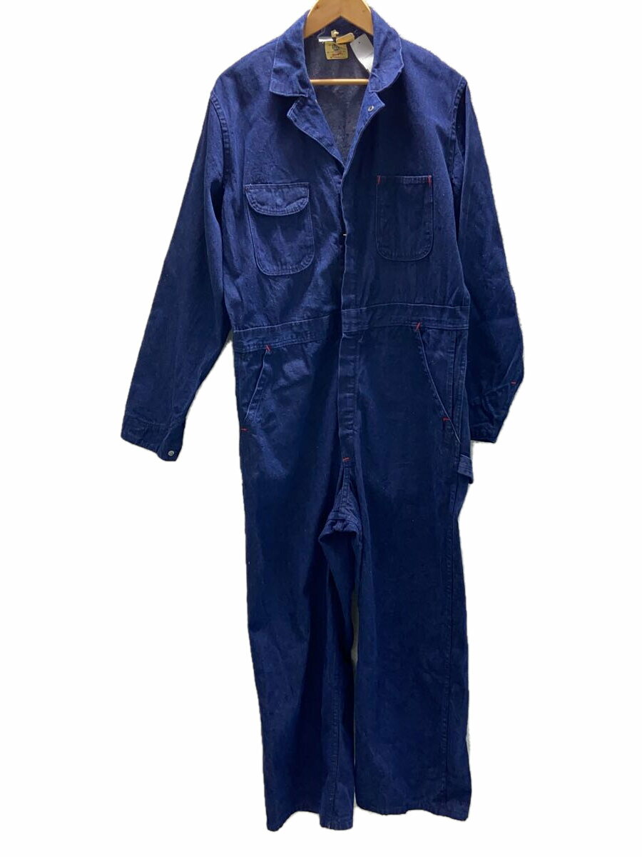 【中古】BIG BEN◆60s~70s/オールインワン/42/コットン/NVY【メンズウェア】