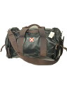 【中古】LUGGAGE LABEL◆ボストンバッグ/PVC/グレー【バッグ】