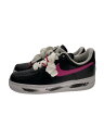 【中古】NIKE◆X PEACEMINUSONE AIR FORCE 1_X ピースマイナスワン エアフォース 1/24cm/BLK【シューズ】