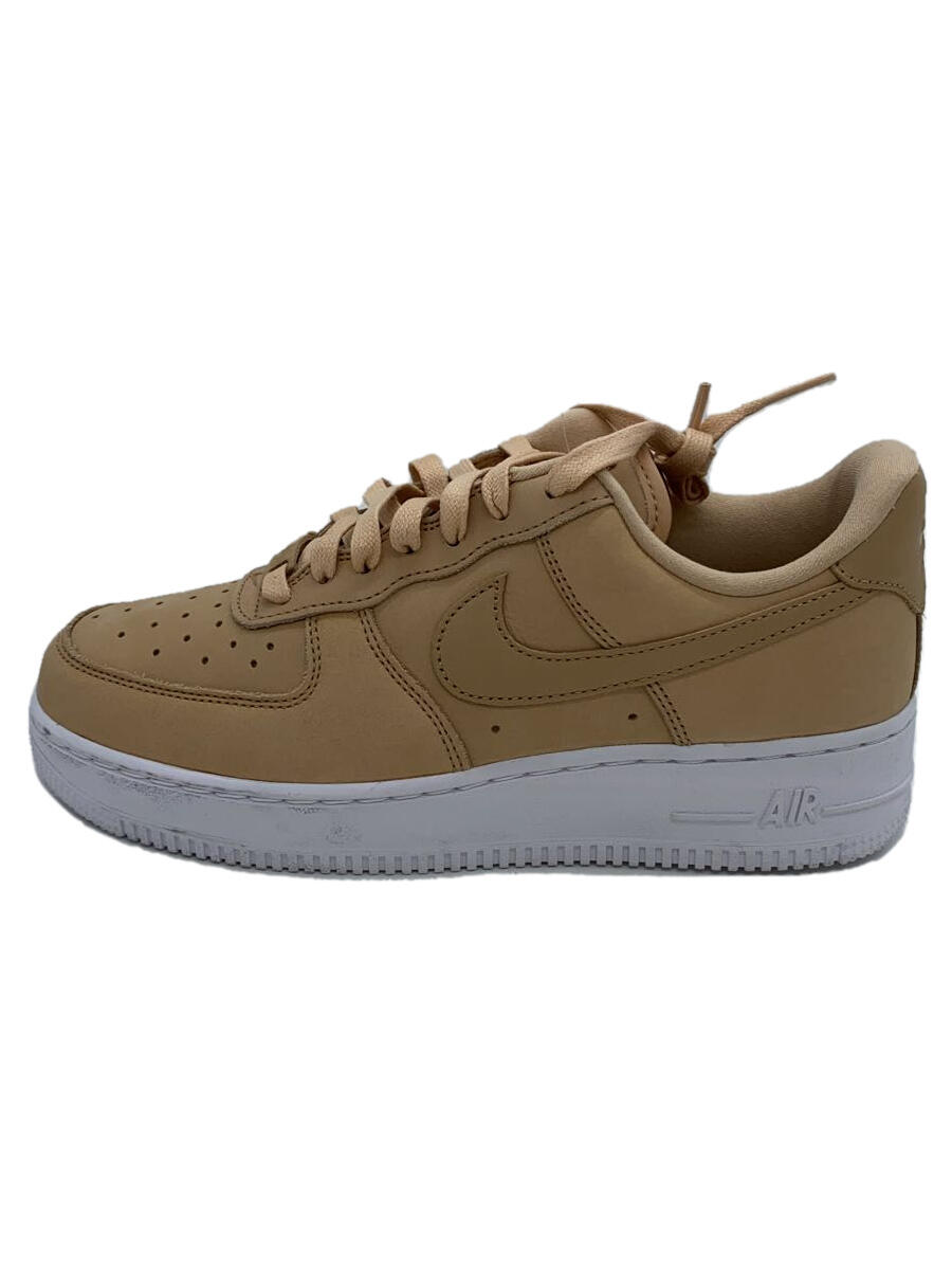 【中古】NIKE◆AIR FORCE 1 PRM MF_エア フォース 1 プレミアム MF/25cm/BEG【シューズ】