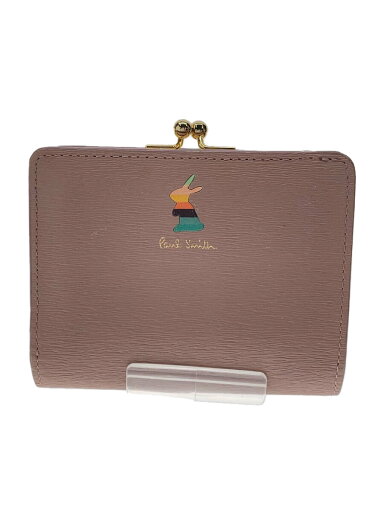 【中古】Paul Smith◆2つ折り財布/--/PNK/無地/レディース/ラビット/がま口【服飾雑貨他】 【中古】Paul Smith◆2つ折り財布/--/PNK/無地/レディース/ラビット/がま口【服飾雑貨他】