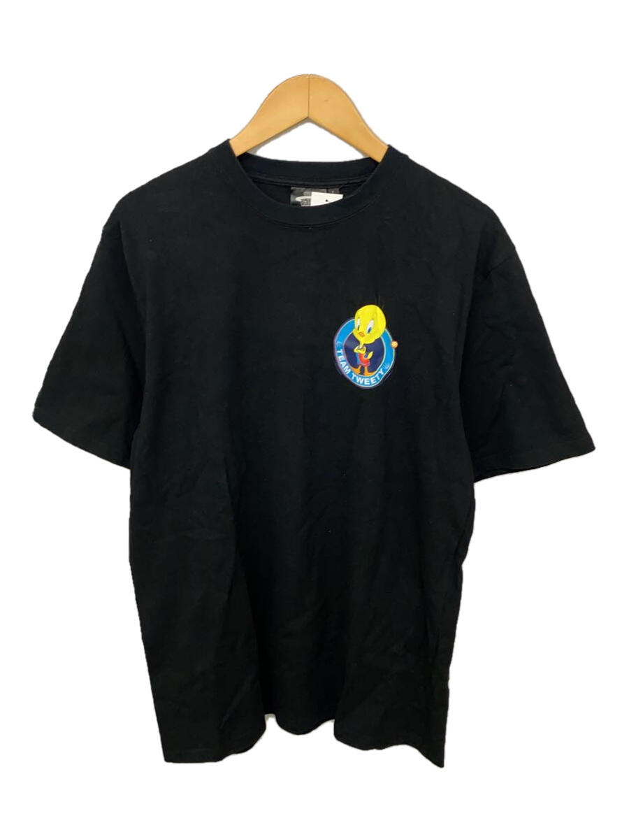 【中古】Birdog◆Tシャツ/L/コットン/BLK/無地/SPACE PLAYER/トゥイーティー【メンズウェア】