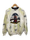 【中古】ART UNLIMITED SPORTSWEAR◆スウェット/XL/コットン/CRM【メンズウェア】