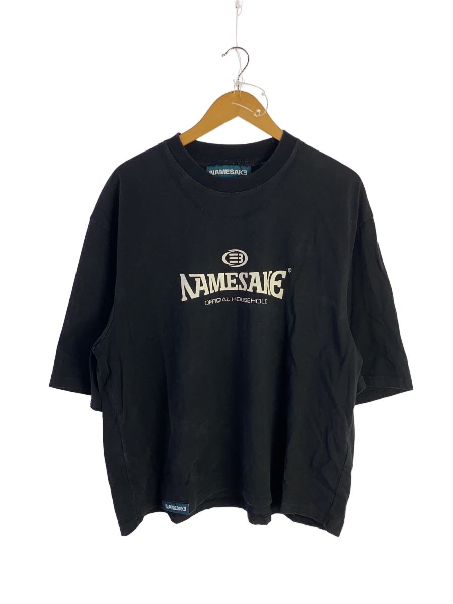 NAMESAKE◆Tシャツ/S/コットン/BLK//
