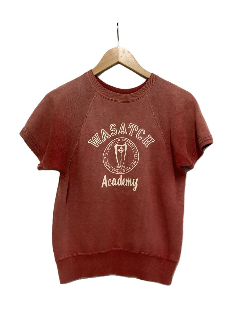 50～60s/WASATCH ACADEMY/半袖/スウェット/コットン/RED/WASATCH