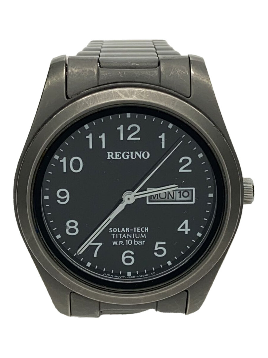 【中古】REGUNO◆ソーラー腕時計/アナログ/J800-R008846//【服飾雑貨他】