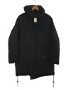 【中古】yohji yamamoto POUR HOMME◆ダウンジャケット/2/ウール/ブラック/無地/HE-C16-157/95AW【メンズウェア】