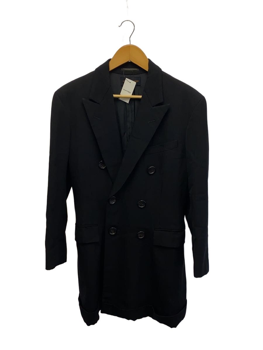 COMME des GARCONS◆ARCHIVE/95AW/Sweeter than Sweet期/ギャバジンコート/M/ウール/ブラック