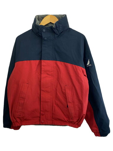 【中古】NAUTICA◆ナイロンジャケット/S/ナイロン/RED【メンズウェア】 【中古】NAUTICA◆ナイロンジャケット/S/ナイロン/RED【メンズウェア】