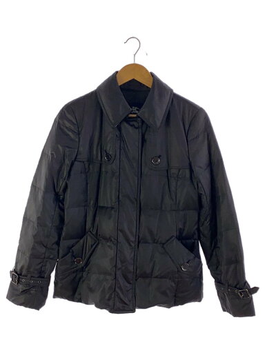 【中古】BURBERRY LONDON◆ダウンジャケット/40/ポリエステル/BLK/FS022-838-09【レディースウェア】 【中古】BURBERRY LONDON◆ダウンジャケット/40/ポリエステル/BLK/FS022-838-09【レディースウェア】