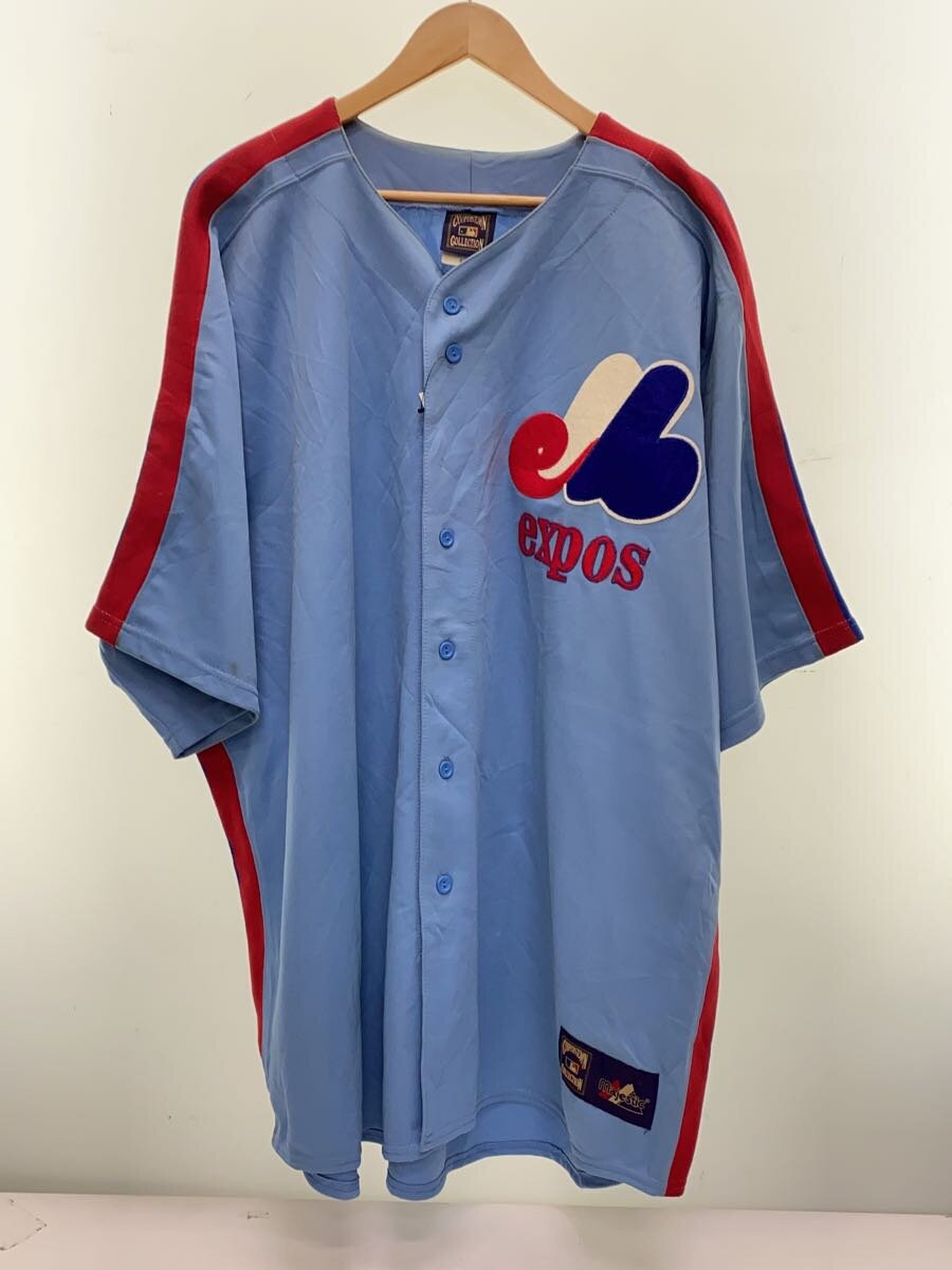 【中古】Majestic◆スポーツウェアー/--/BLU/EXPOS/USA製【スポーツ】