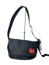 【中古】Manhattan Portage◆ショルダーバッグ/メッセンジャーバック/BLK/無地【バッグ】