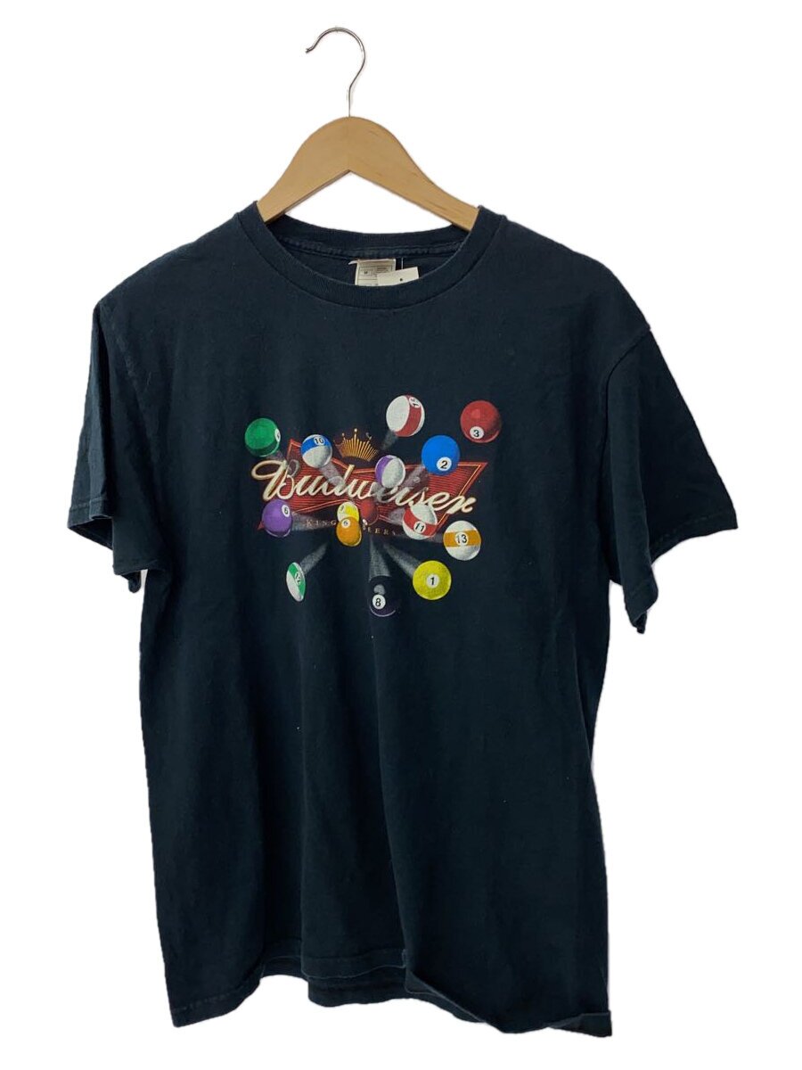 FRUIT OF THE LOOM◆Tシャツ/M/コットン/BLK/Budwiser/00s