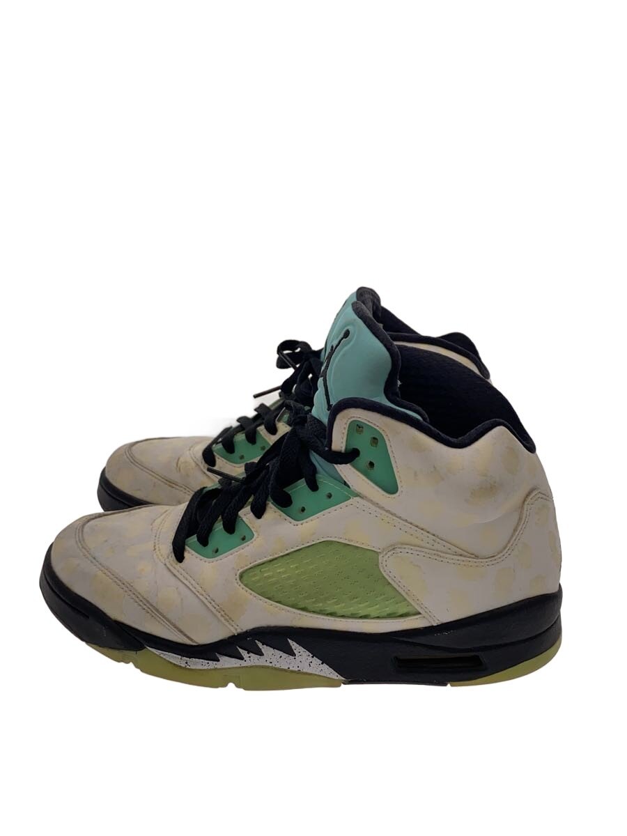 NIKE◆AIR JORDAN 5 RETRO SNGL DY/エアジョーダン 5 レトロ/ホワイト/CN2932-100/2