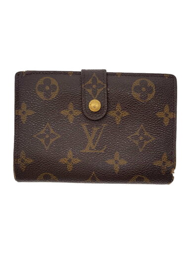 【中古】LOUIS VUITTON◆ポルト・モネ・ビエ・ヴィエノワ_モノグラム・キャンバス_BRW/PVC/BRW/レディース【服飾雑貨他】 【中古】LOUIS VUITTON◆ポルト・モネ・ビエ・ヴィエノワ_モノグラム・キャンバス_BRW/PVC/BRW/レディース【服飾雑貨他】