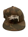 【中古】STUSSY◆キャップ/--/ポリエ