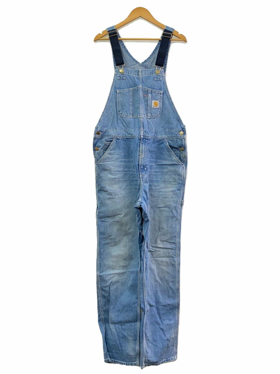 【中古】Carhartt◆オーバーオール/32/デニム/IDG/i022946.01.wj.32【メンズウェア】